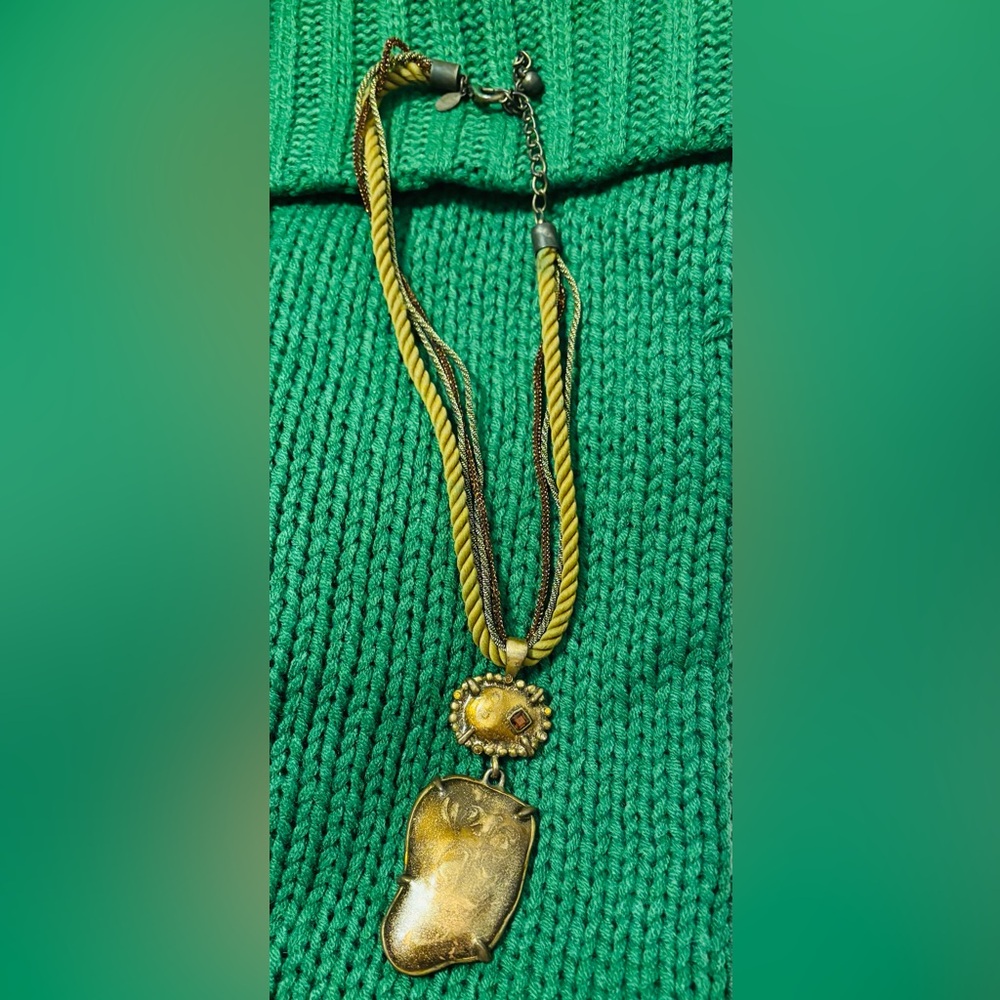 Chico's ⭐️Gold and Brown Layered Necklace